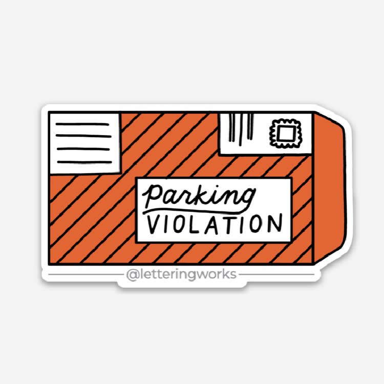 Chicago Parking Ticket Sticker