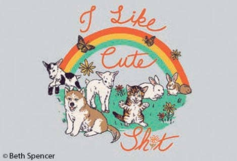 Magnet-I like cute shit