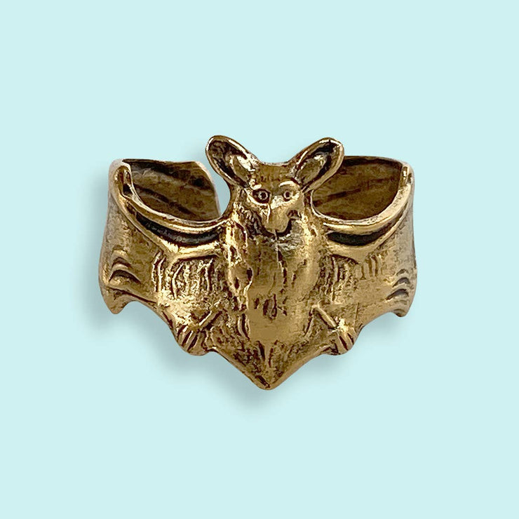 Gold Bat Ring: Uncarded