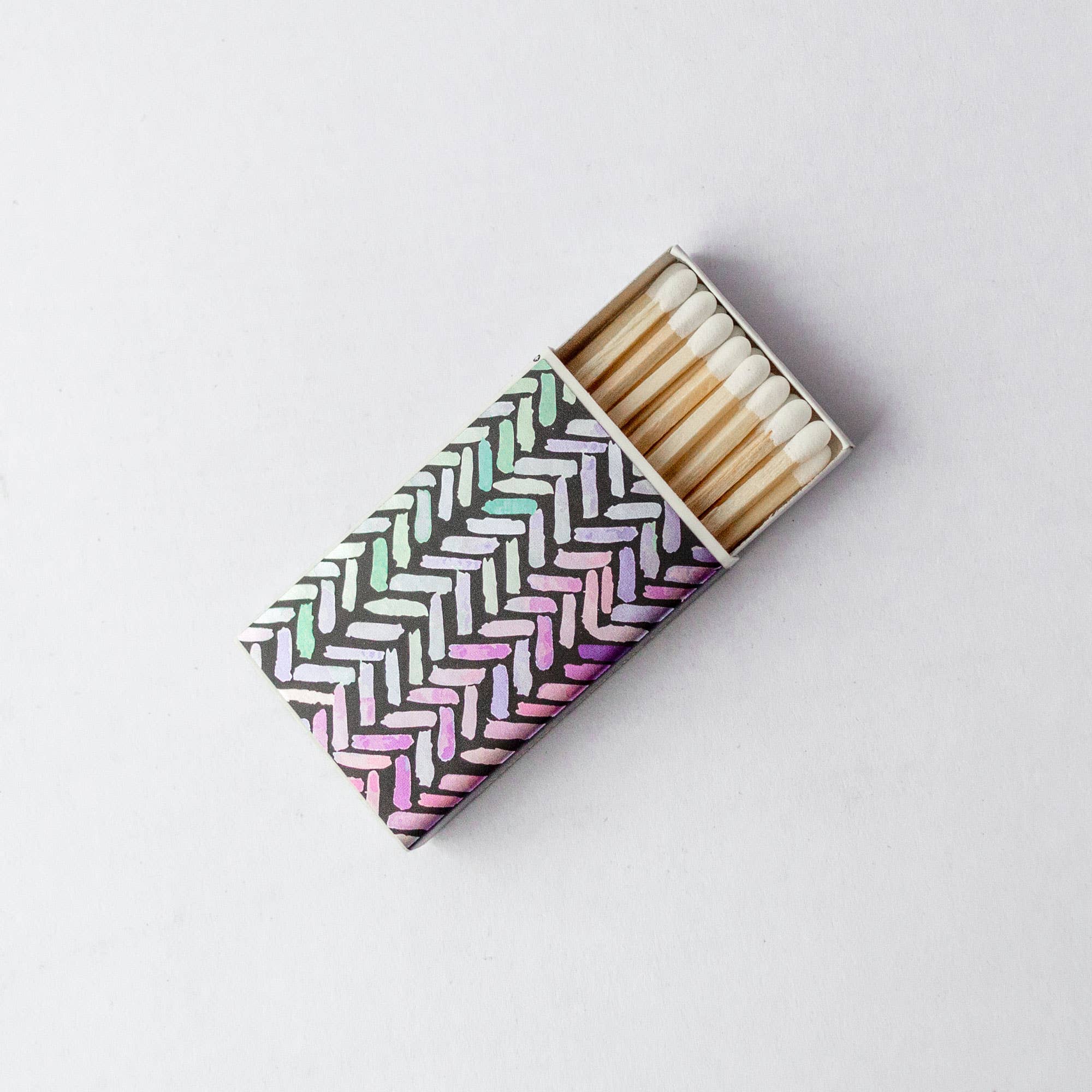 Metallic Brush Strokes - Small Matchbox