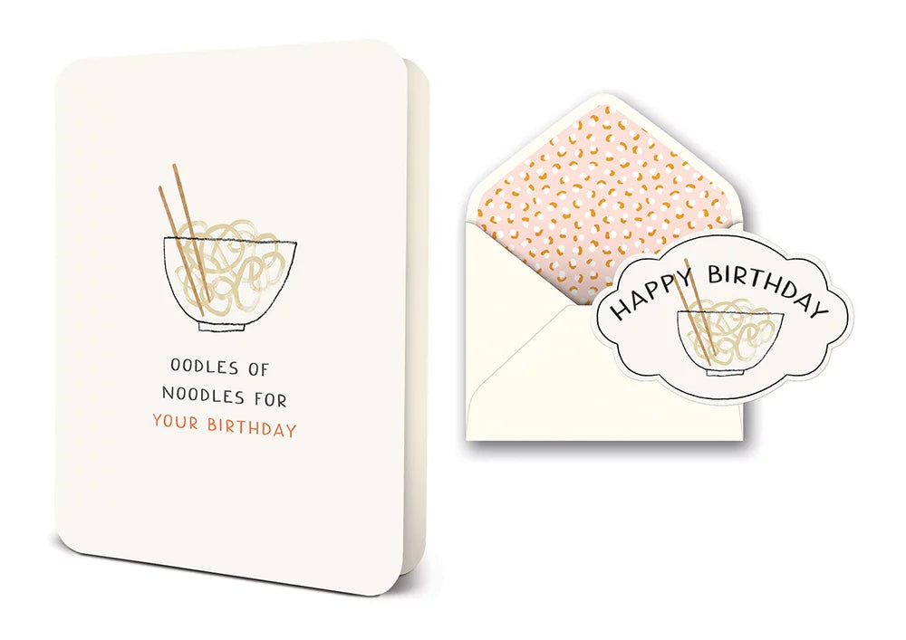 Oodles of Noodles Birthday Card