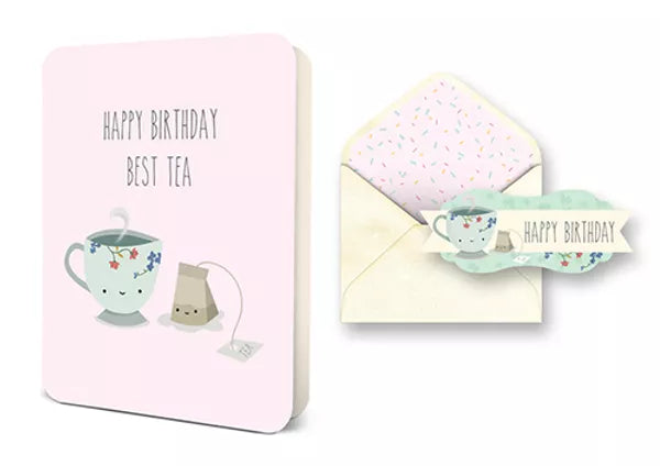 Happy Birthday Best Tea Birthday Card