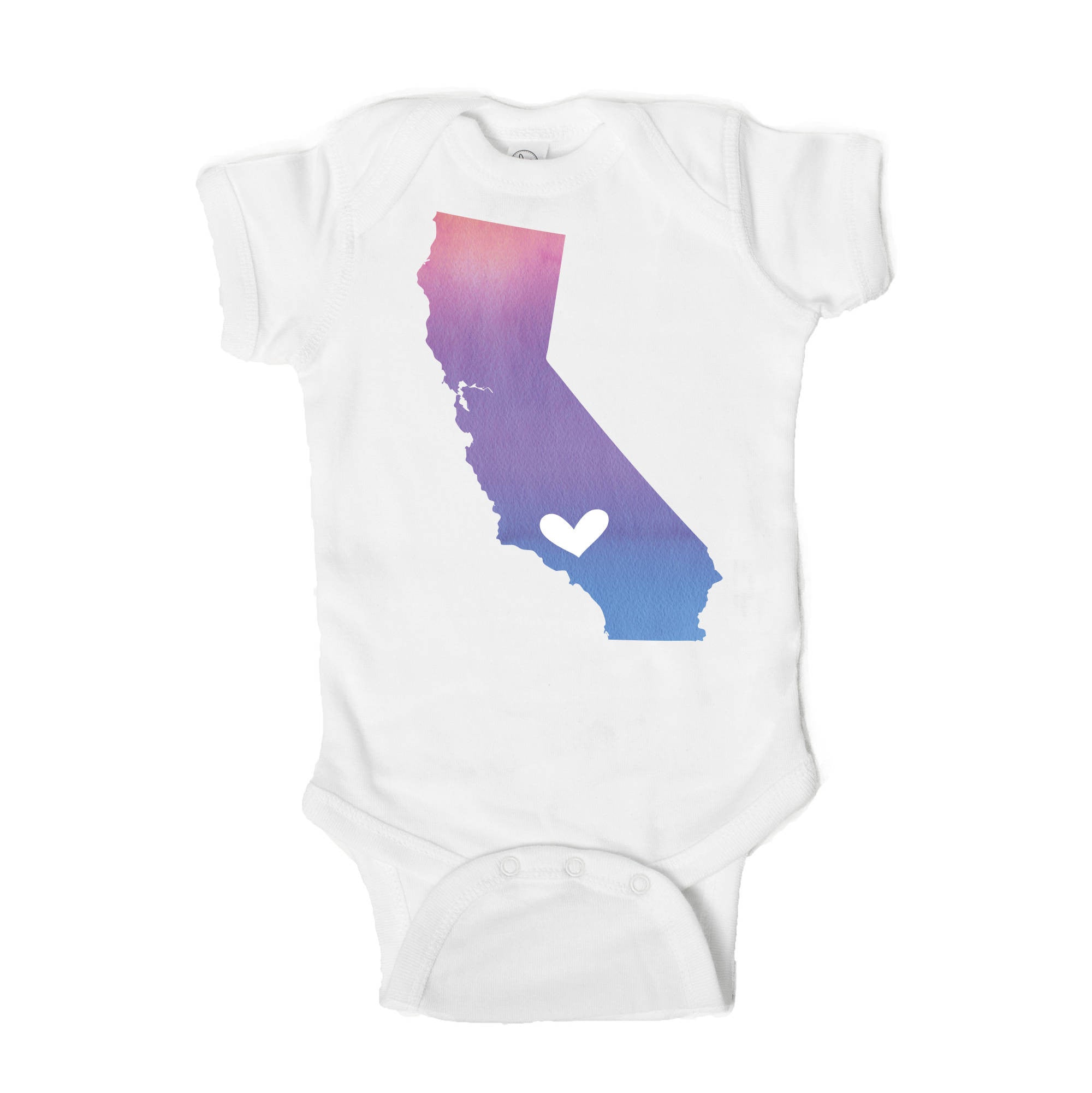 Los Angeles Heart Baby Onesie - One Strange Bird