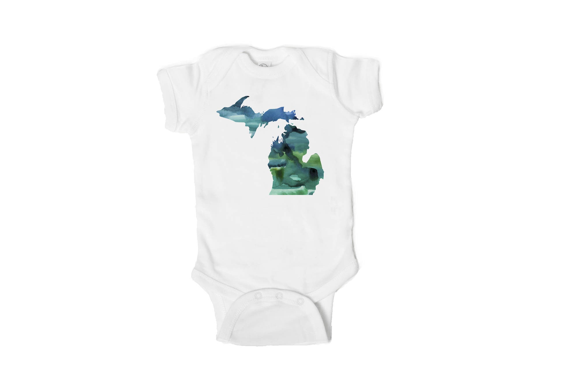 Michigan Mitten Baby Onesie - One Strange Bird