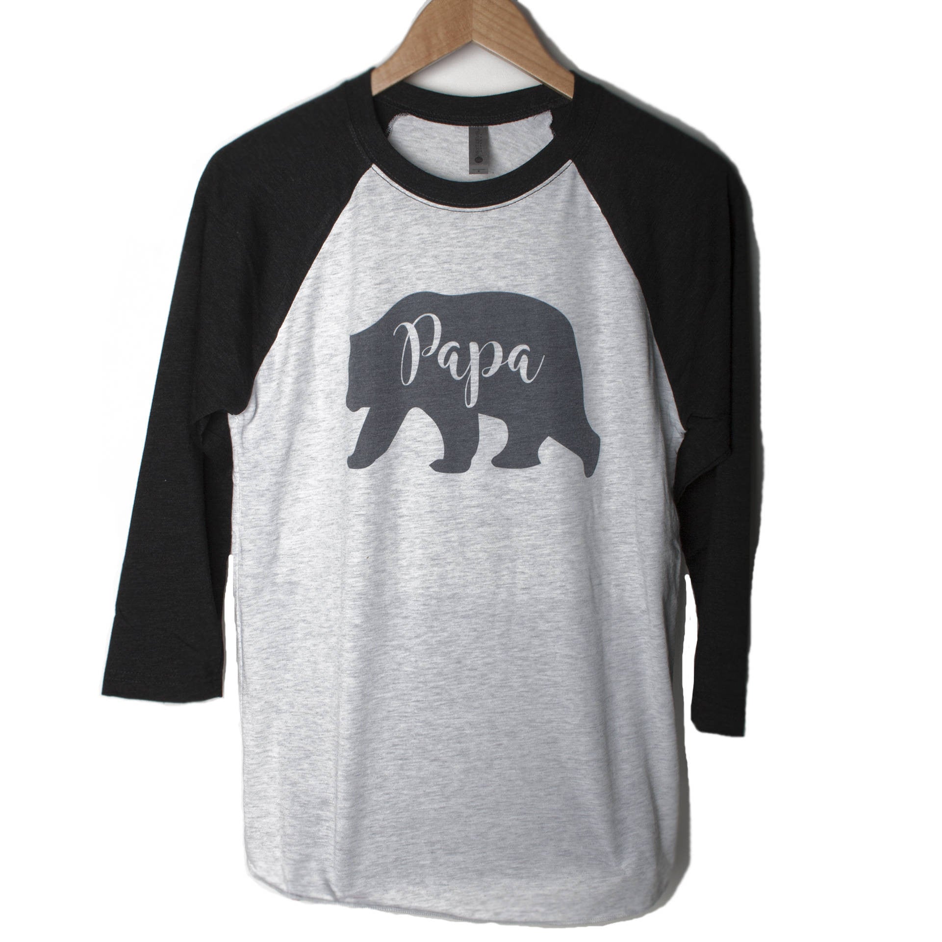 Papa Bear Ragalan Baseball Shirt - One Strange Bird