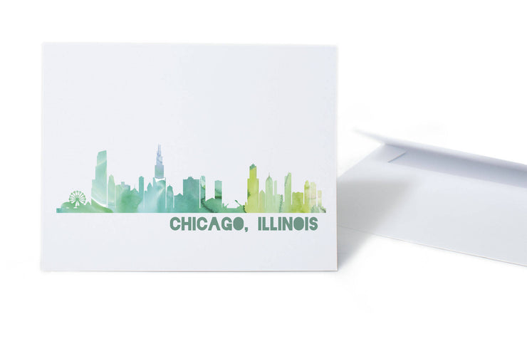 Chicago, Illinois Greeting Card - One Strange Bird
