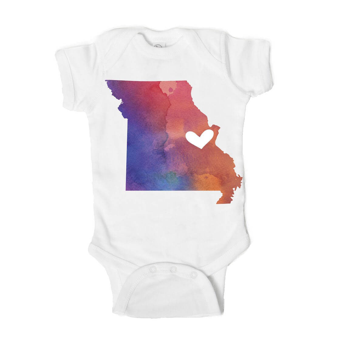 Saint Louis Missouri Baby Onesie - One Strange Bird