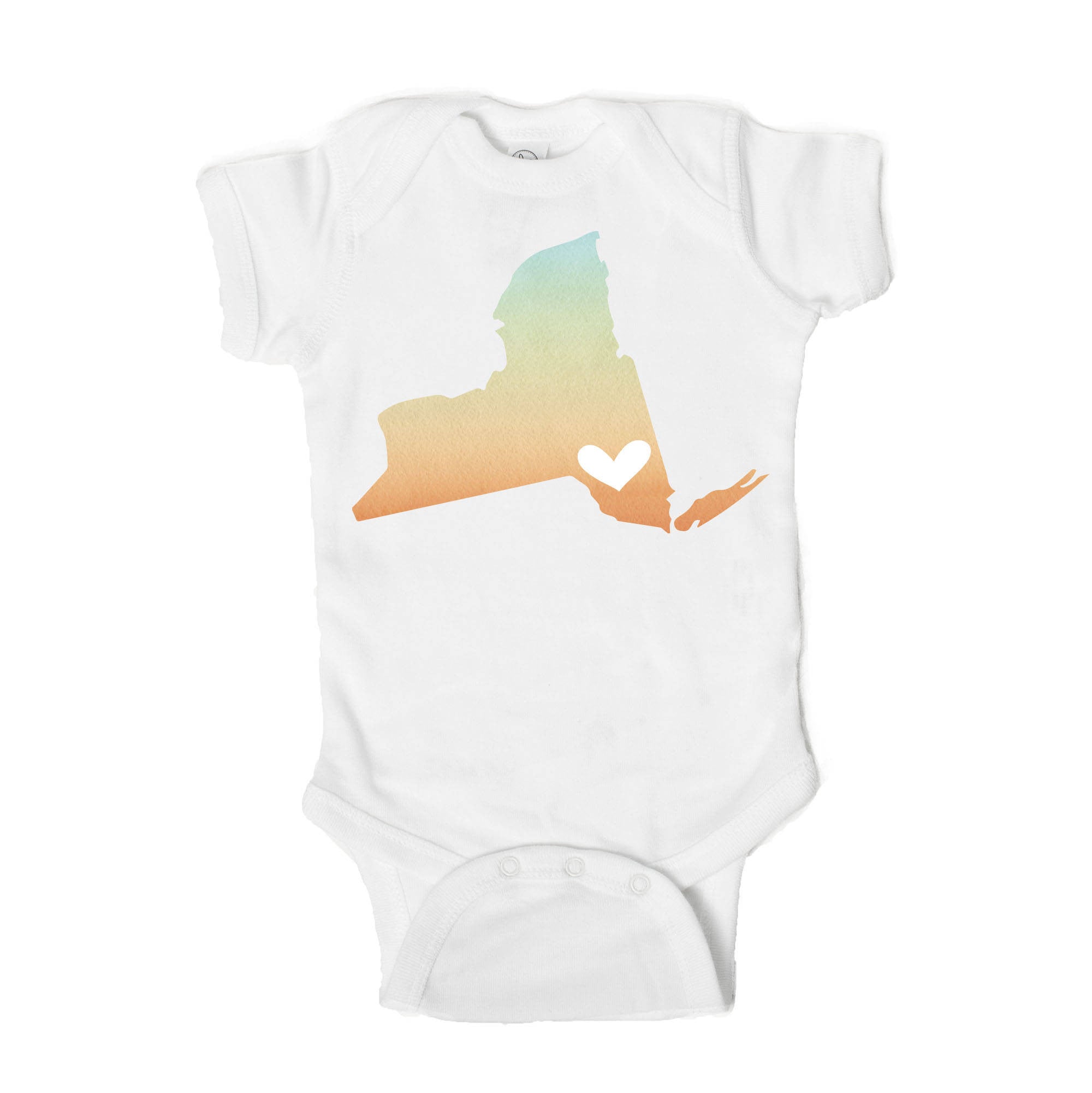 New York Heart Baby Onesie - One Strange Bird