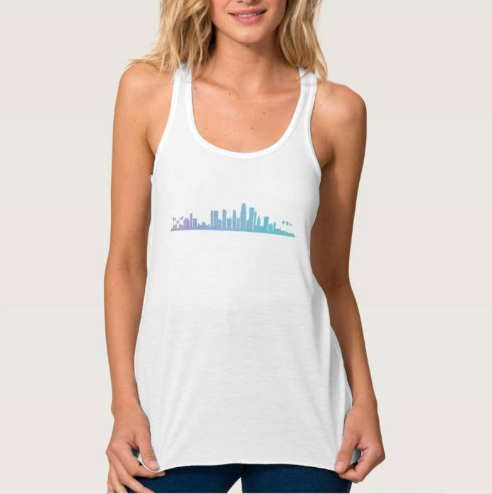 Los Angeles Skyline Tank Top - One Strange Bird