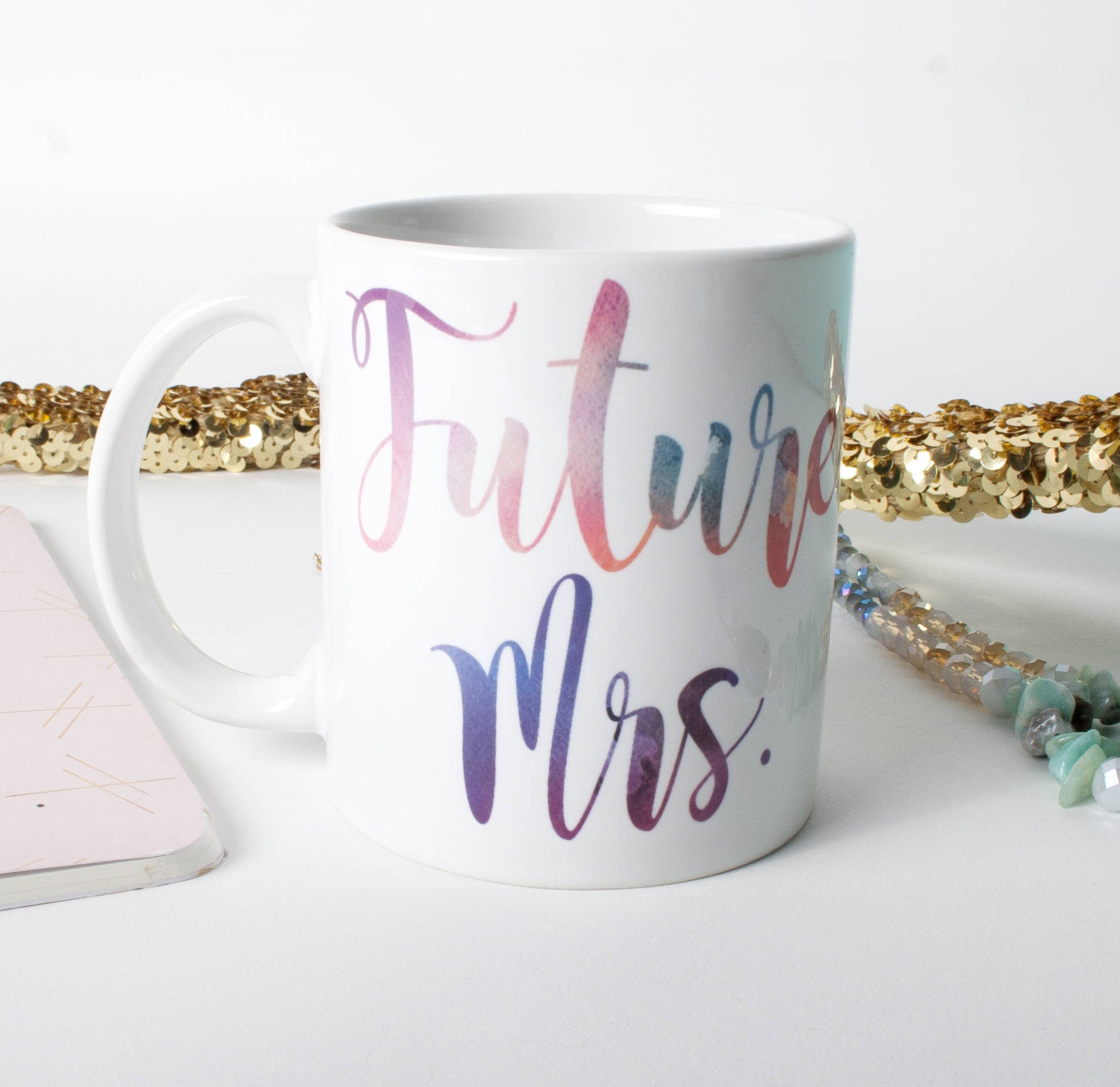 Future Mrs. Engagement Announcement Coffee Mug - One Strange Bird