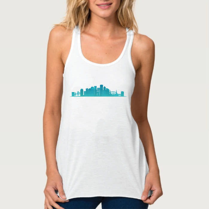 Portland Skyline Tank Top - One Strange Bird
