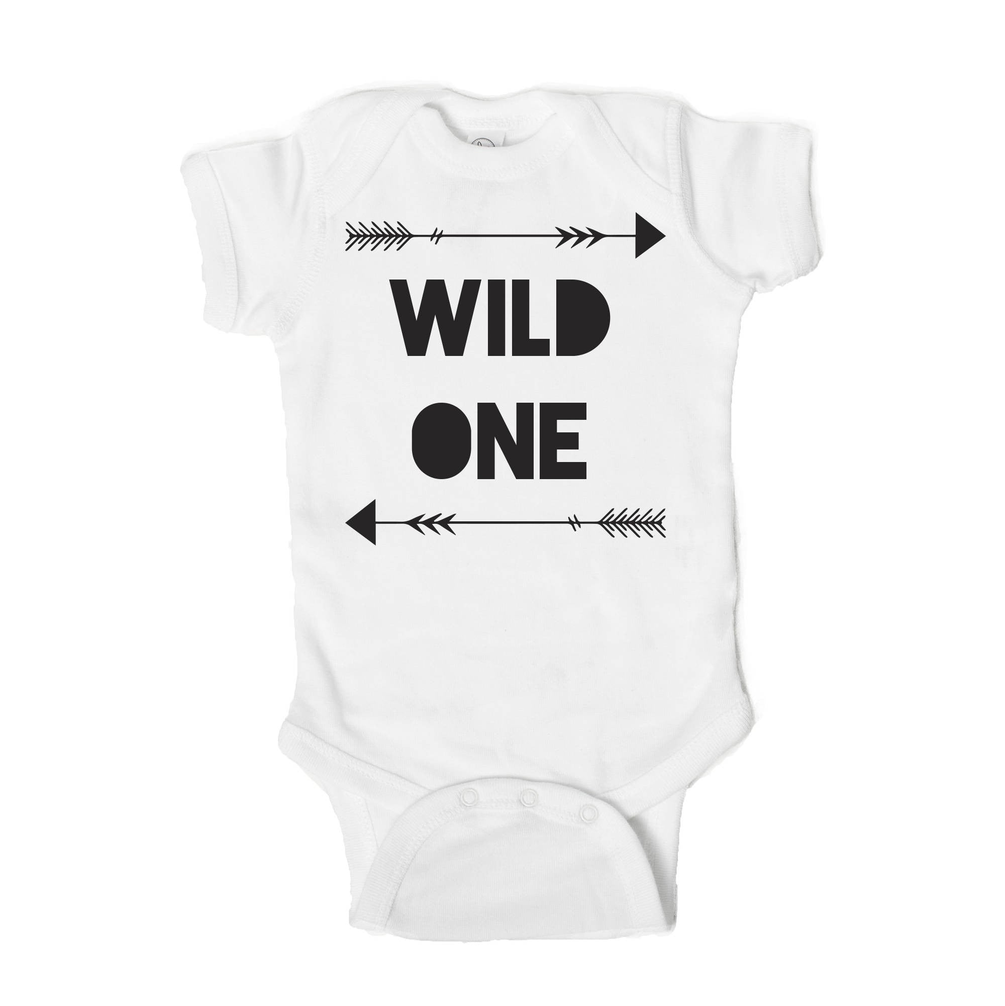 Wild One Baby First Birthday Onesie - One Strange Bird
