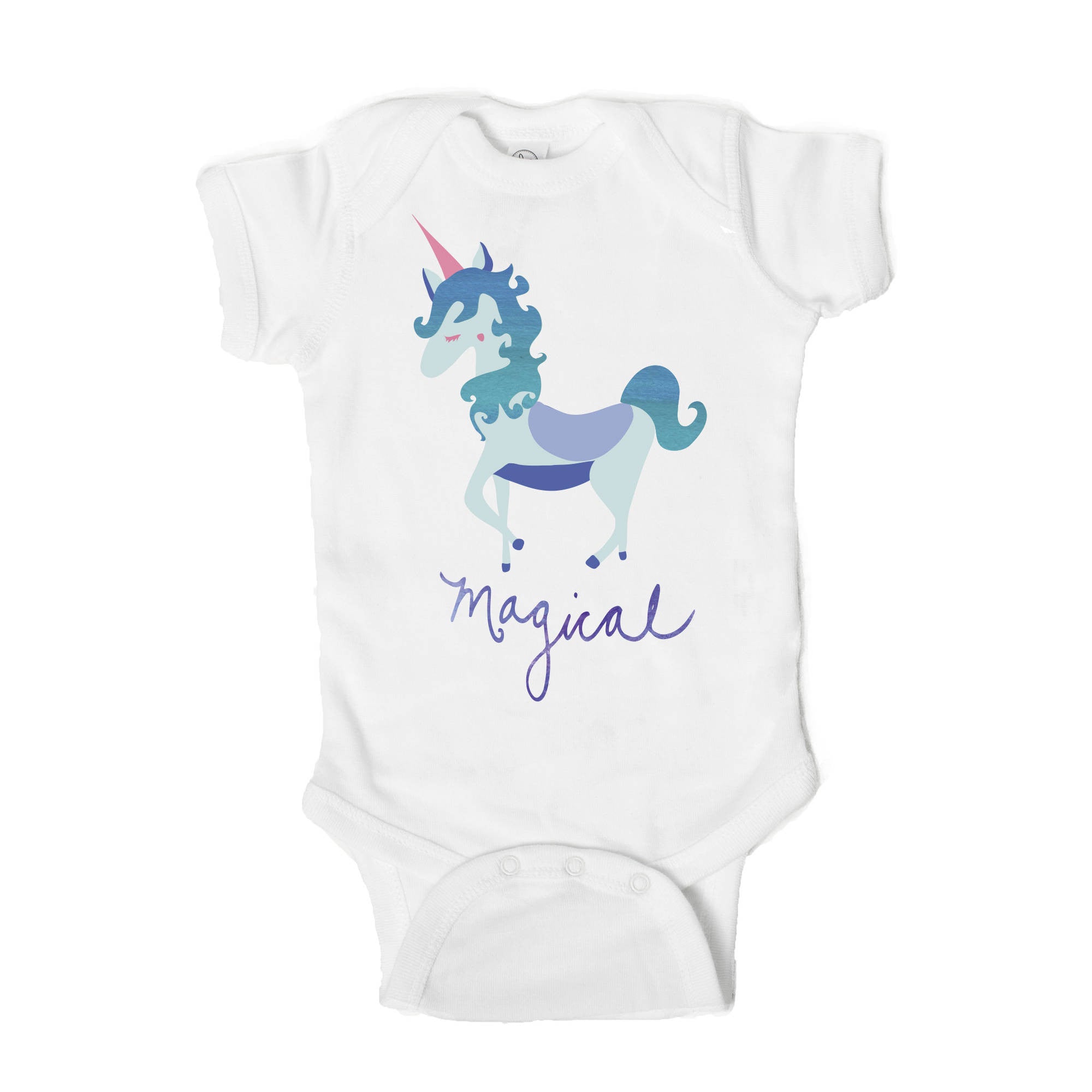 Magical Unicorn Baby Onesie - One Strange Bird
