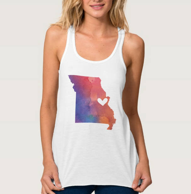 Missouri Heart Tank Top - One Strange Bird