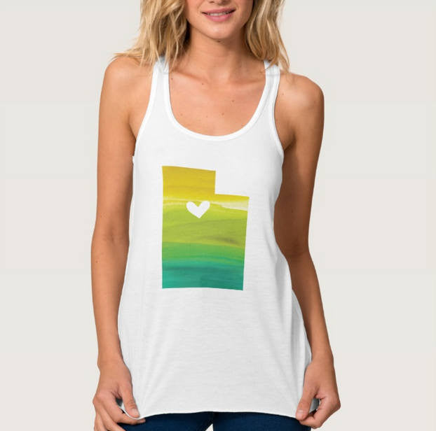 Utah Heart Tank Top - One Strange Bird