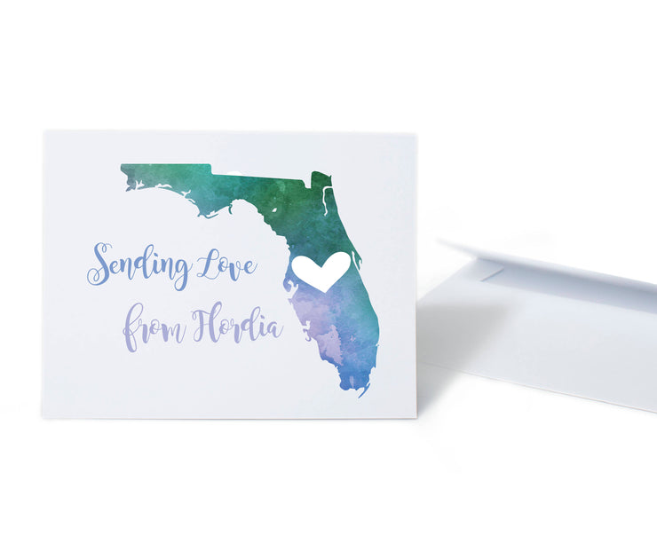 Love from Florida Card Postcard Set - One Strange Bird