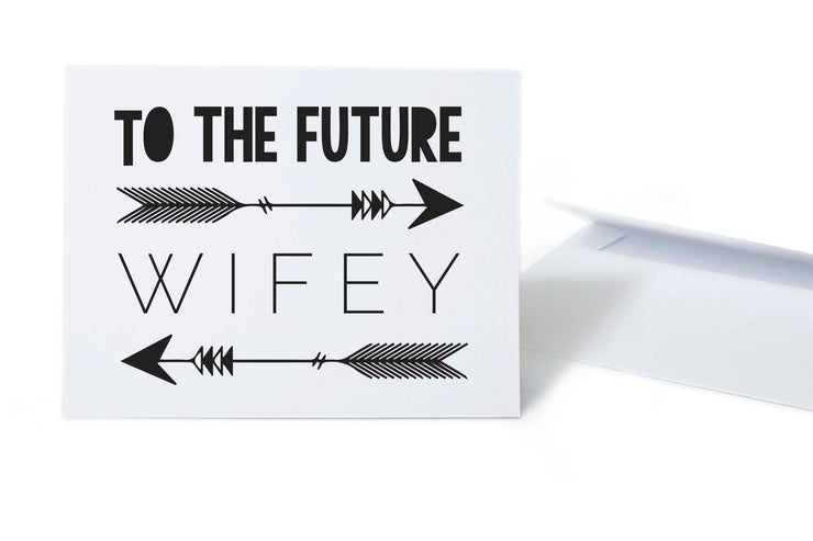 Future Wifey Engagement Wedding Card - One Strange Bird
