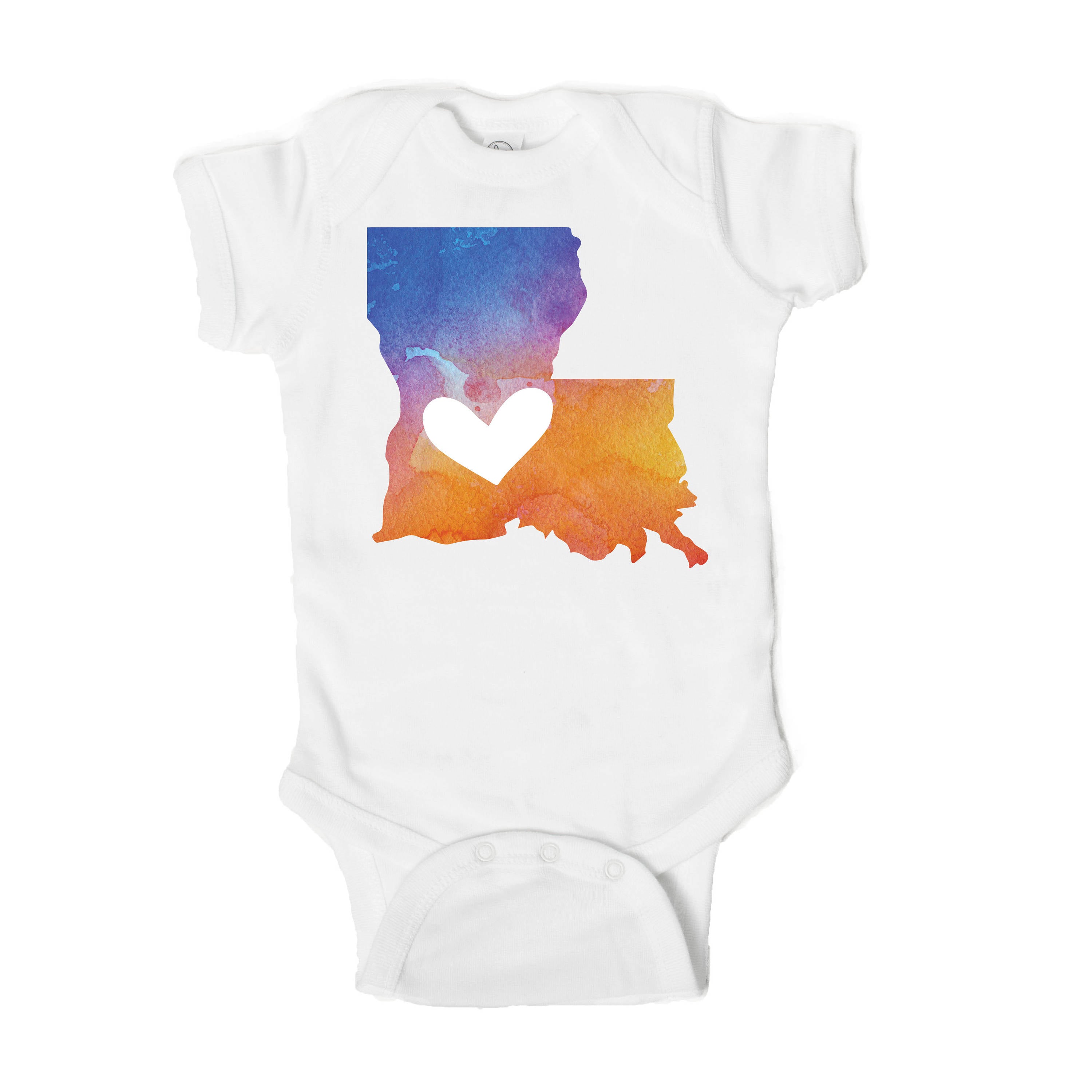 Someone in Louisiana Loves Me  Baby Onesie - One Strange Bird