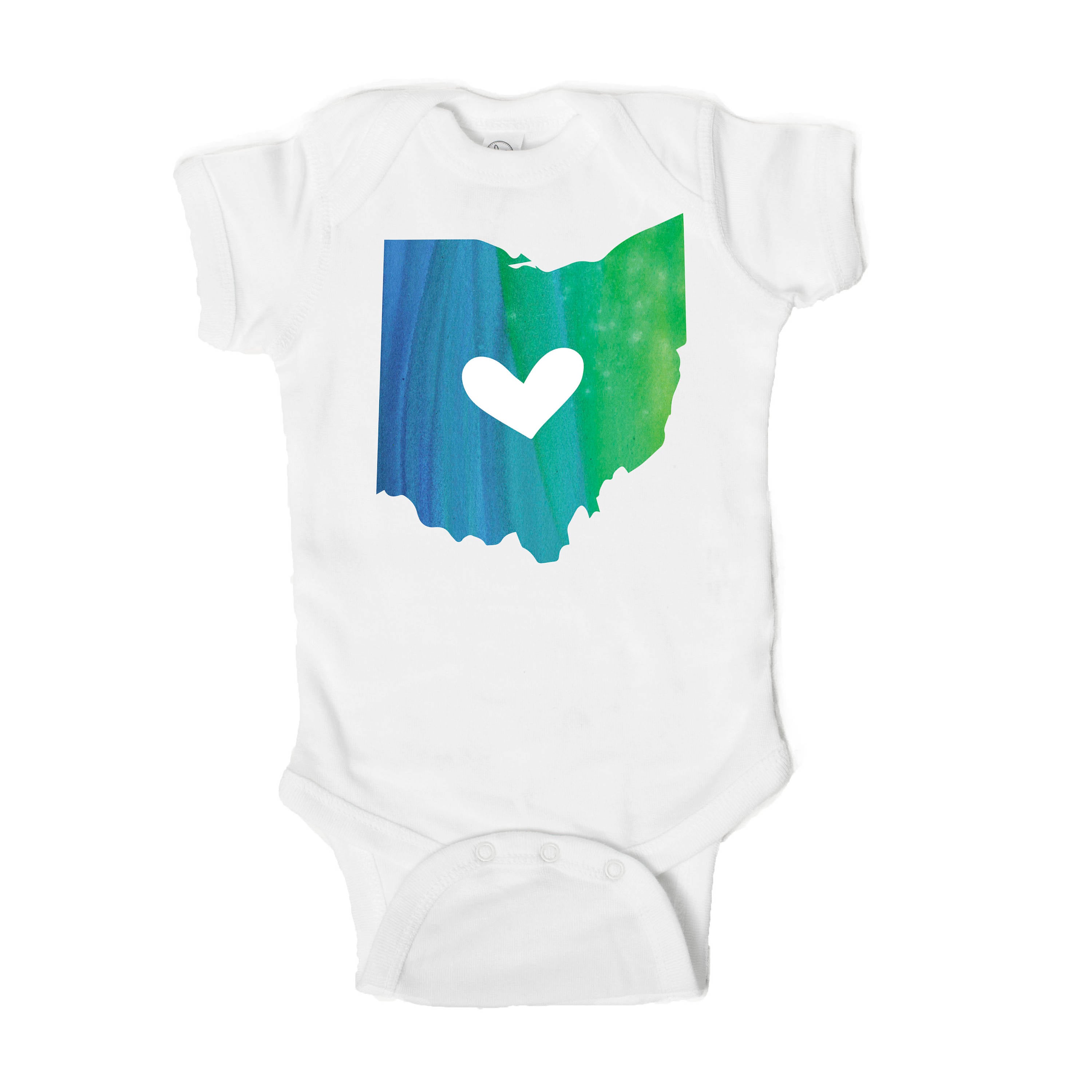 Ohio Baby Onesie - One Strange Bird