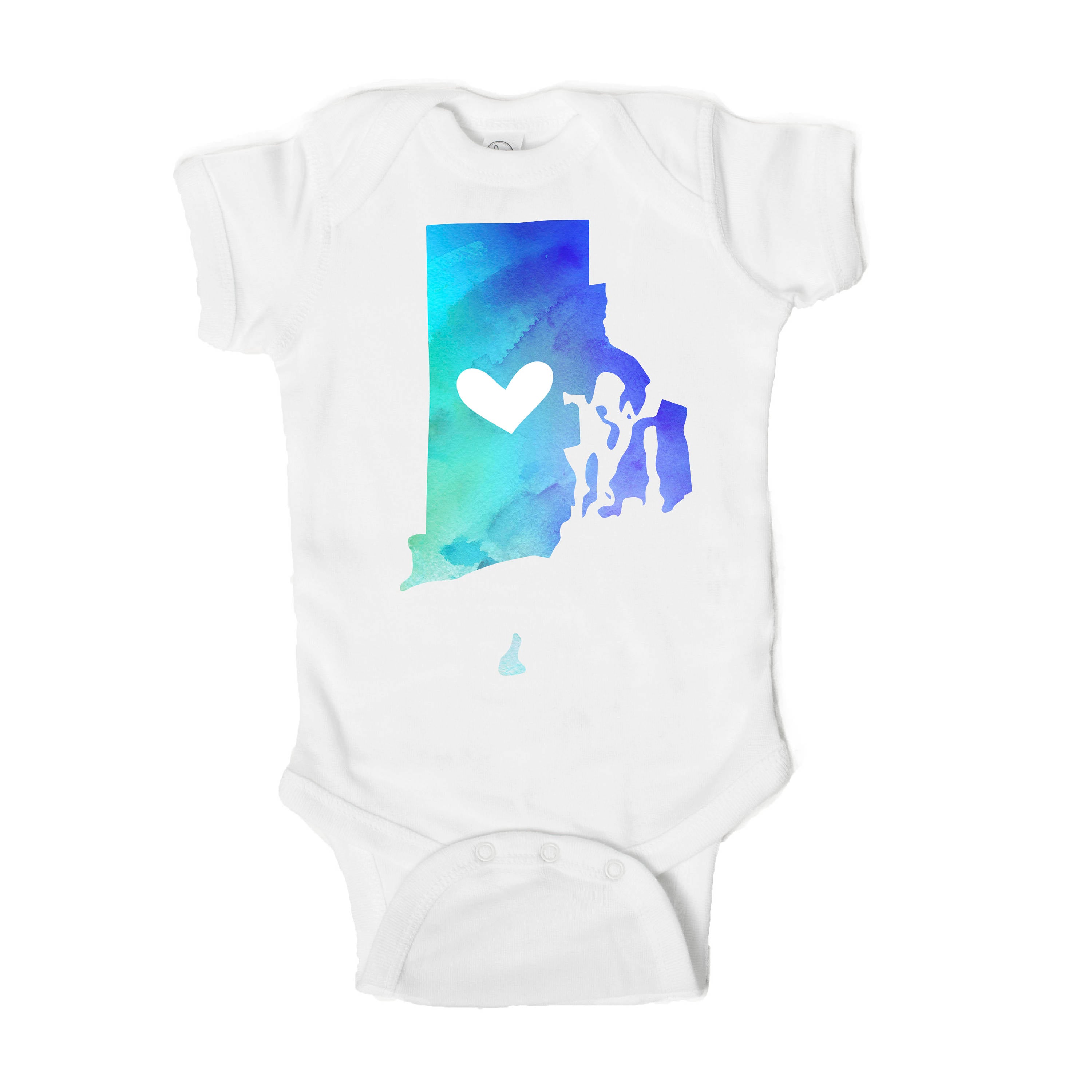 Rhode Island Baby Onesie - One Strange Bird