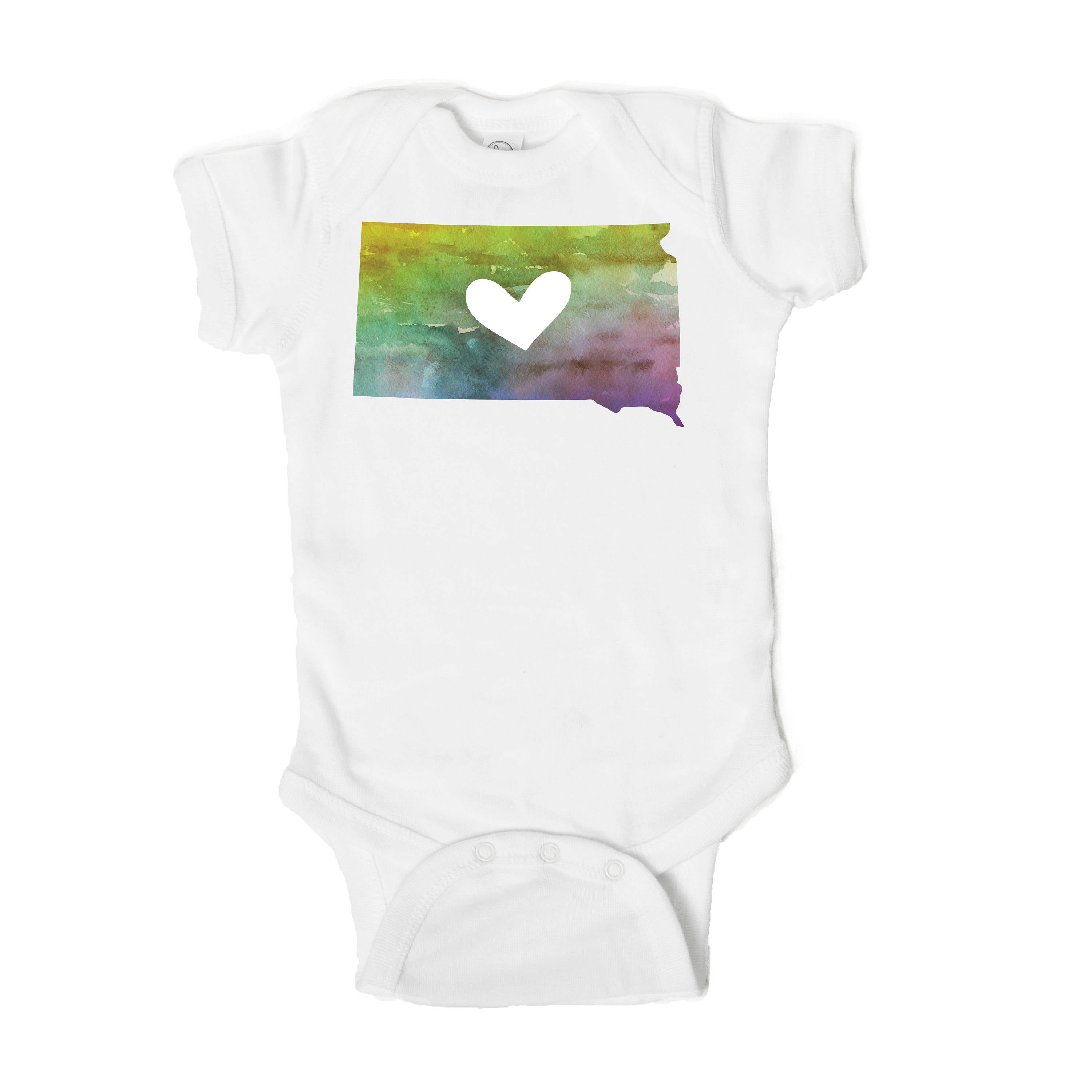South Dakota Baby Onesie - One Strange Bird