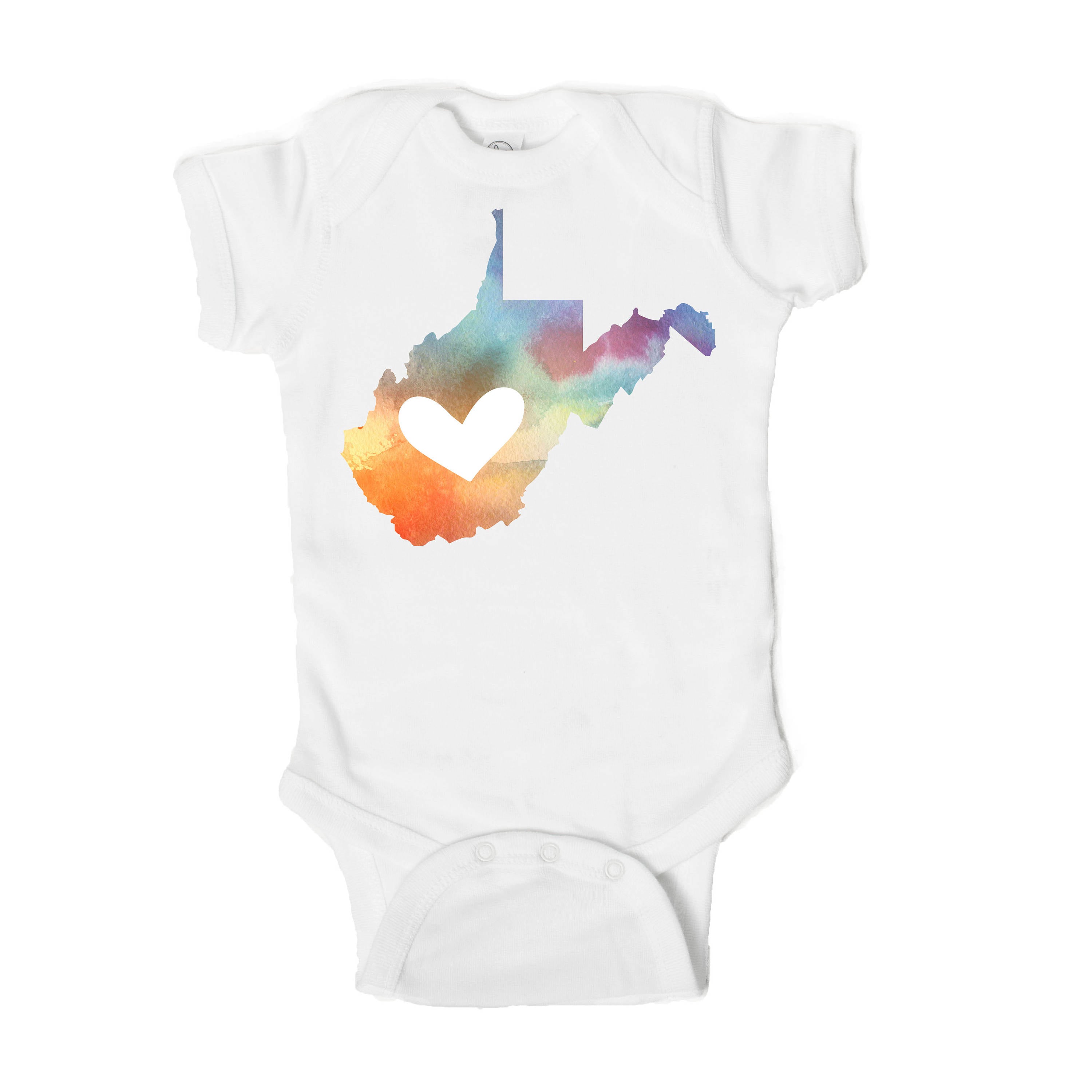 West Virginia Baby Onesie - One Strange Bird