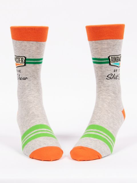 Ringmaster Of The Sh*t Show M-Crew Socks