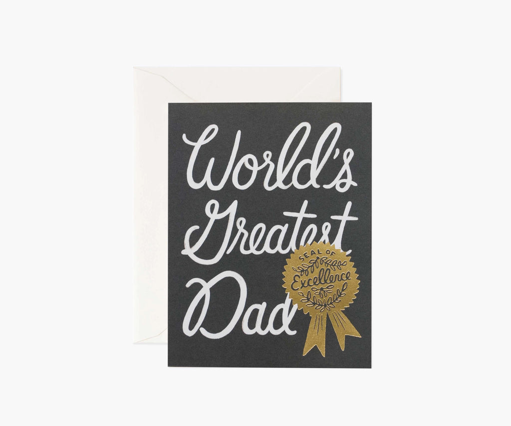 Worlds Greatest Dad Card
