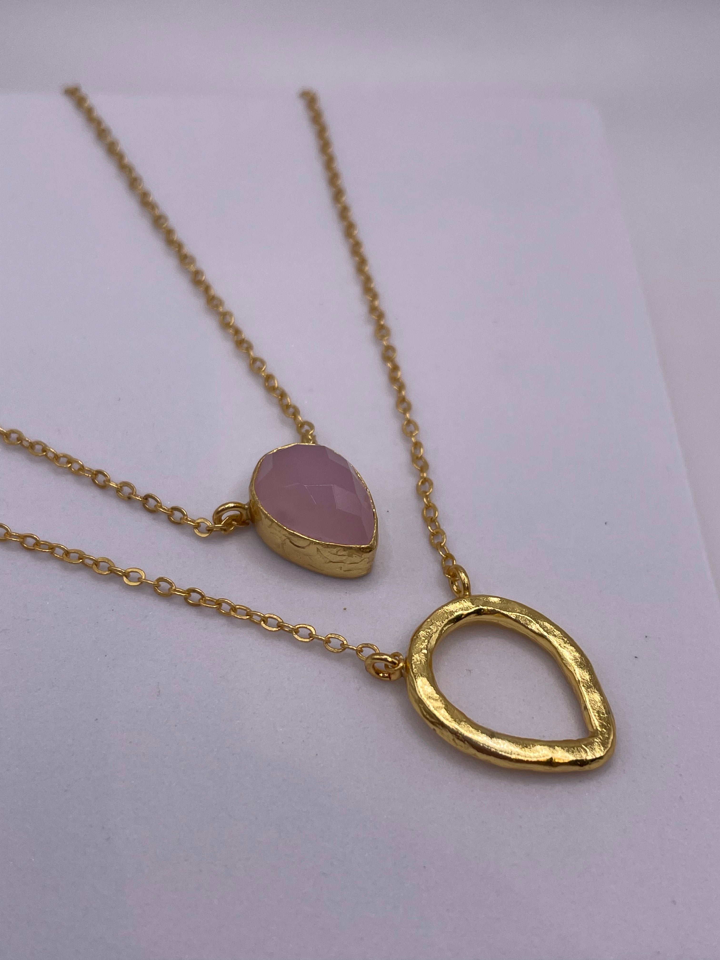 Double teardrop Necklace