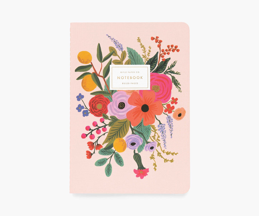 Garden Party Stitched Notebook Set