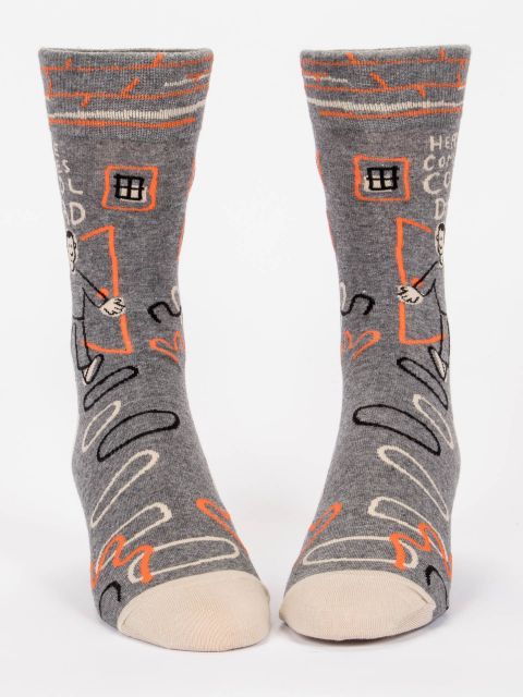 Here Comes Cool Dad M-Crew Socks