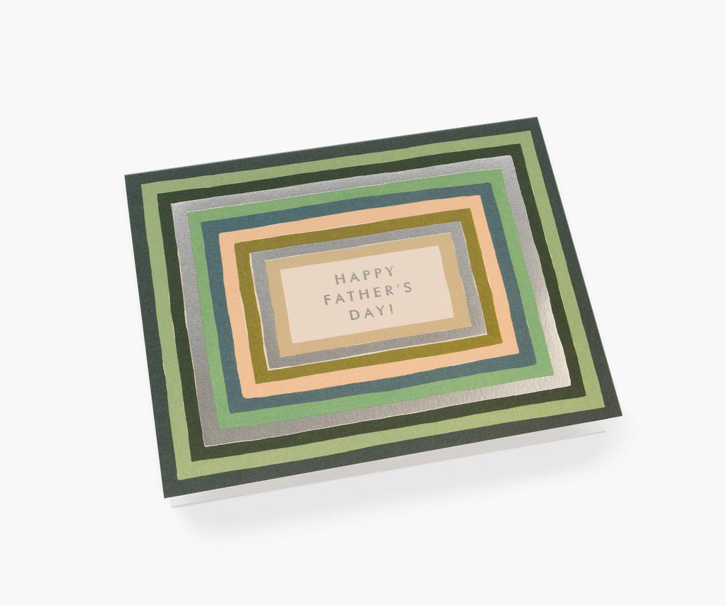 Striped Fathers Day Card