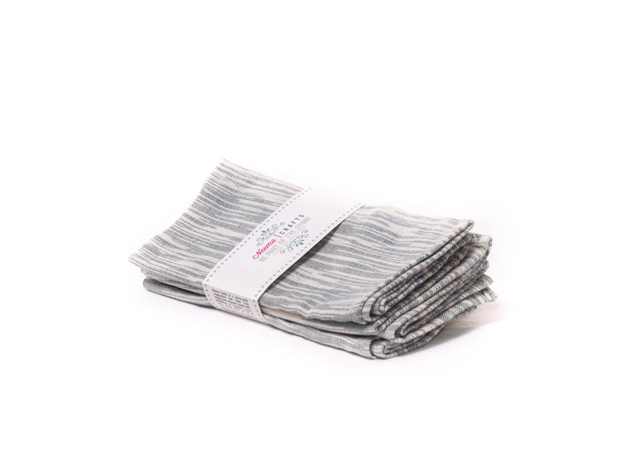 Woven Napkins Set of 4- Grey