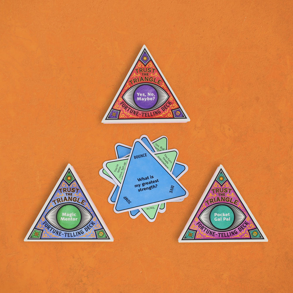Trust the Triangle Fortune-Telling Deck: Pocket Gal Pal