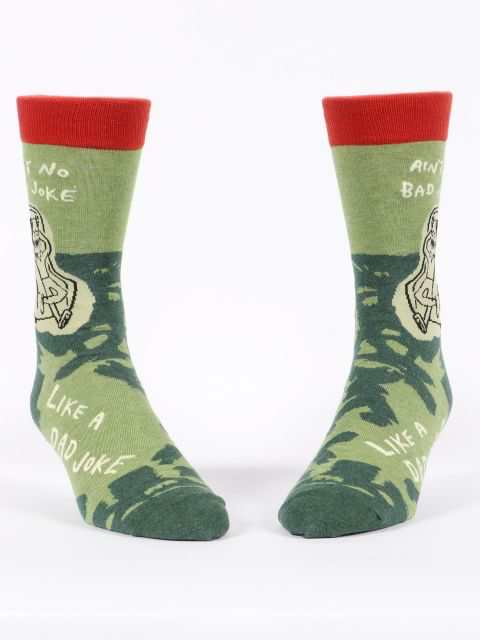 Ain't No Bad Joke Like A Dad Joke M-Crew Socks