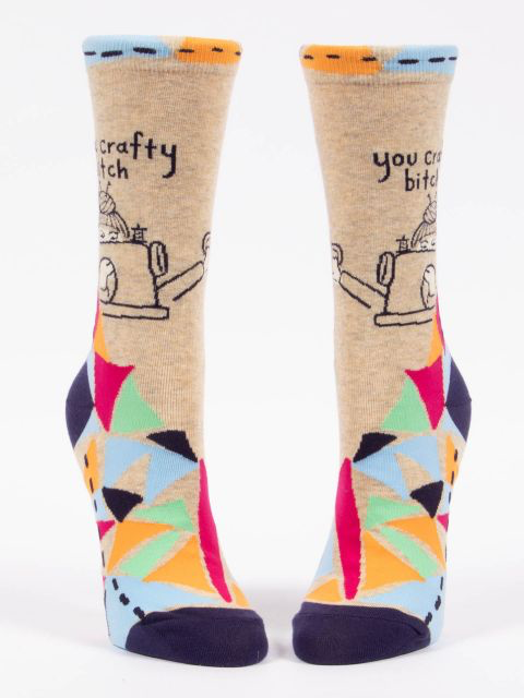 You Crafty B*tch W-Crew Socks