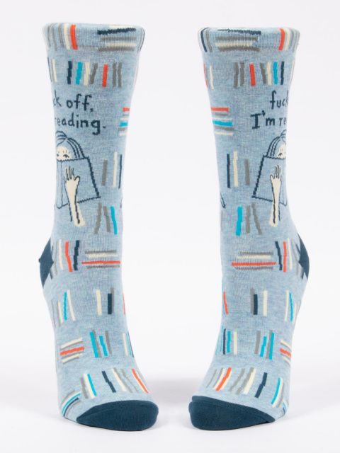 F*ck Off, I'm Reading W-Crew Socks