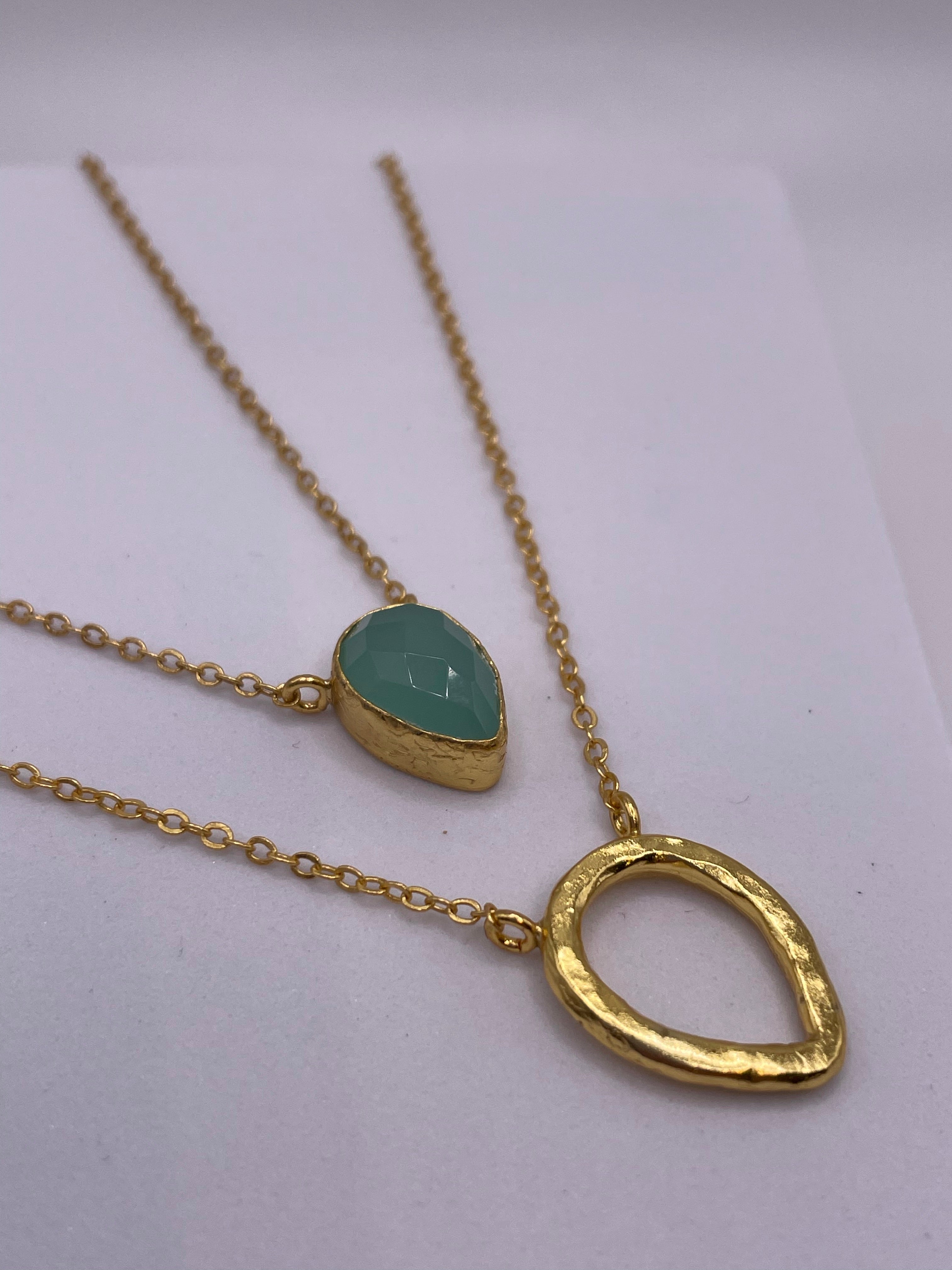 Double teardrop Necklace