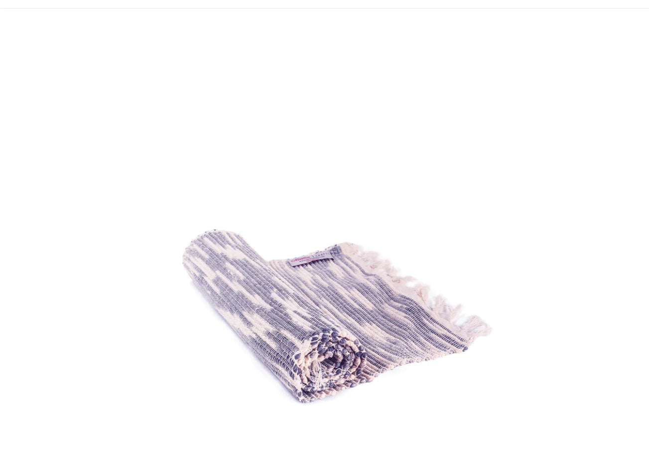 Woven Table Runner- Blue