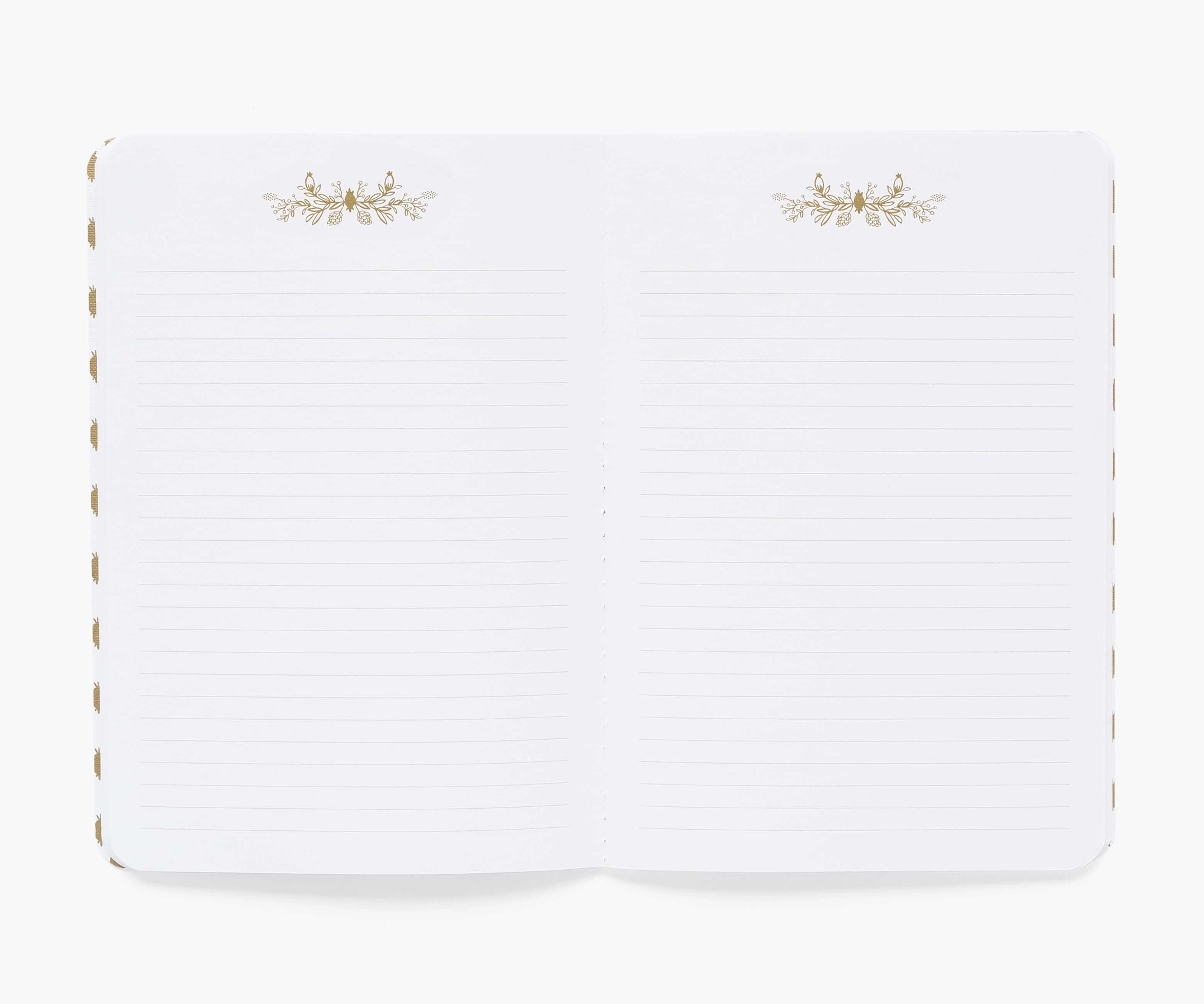 Garden Party Stitched Notebook Set