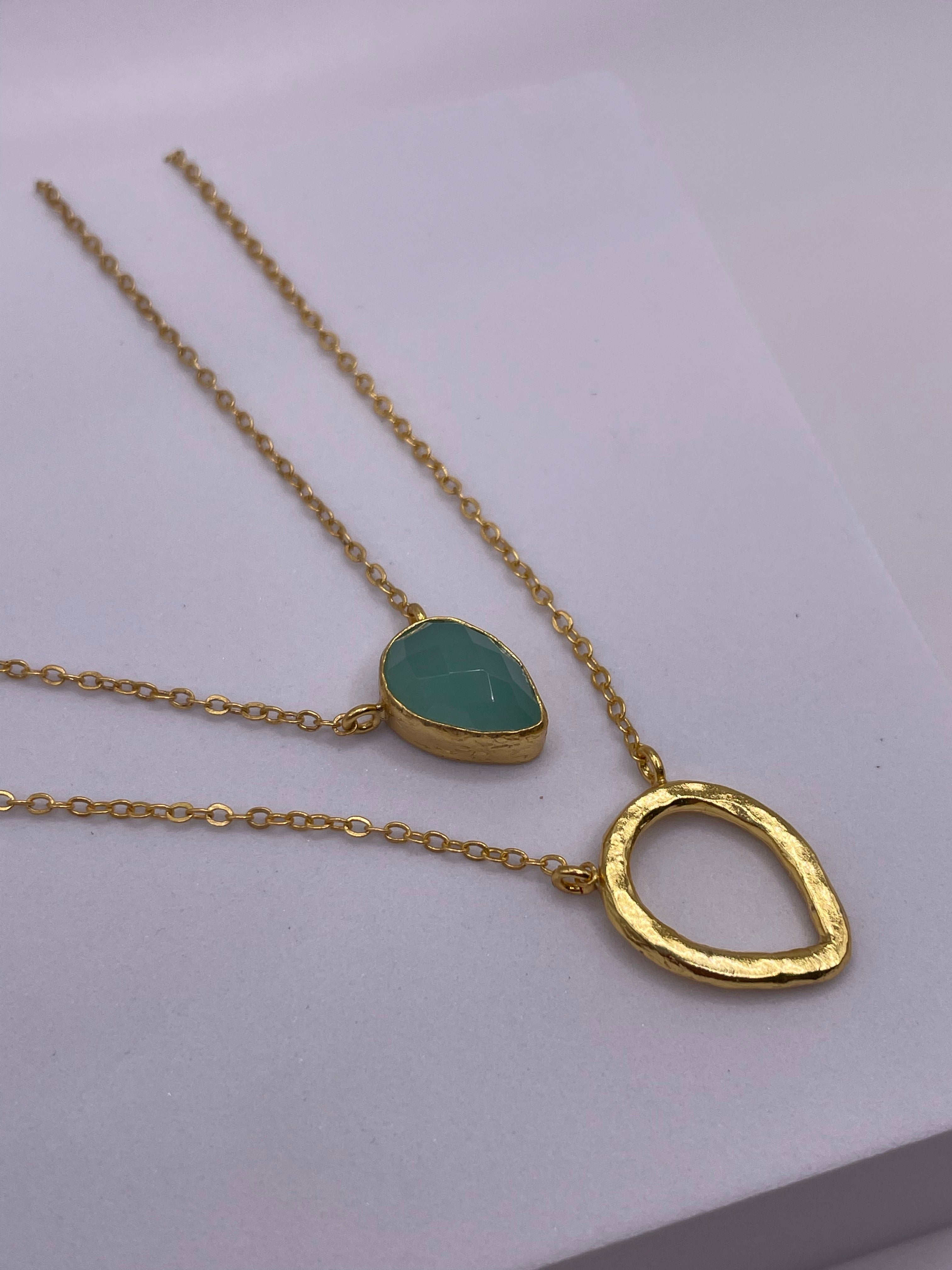 Double teardrop Necklace