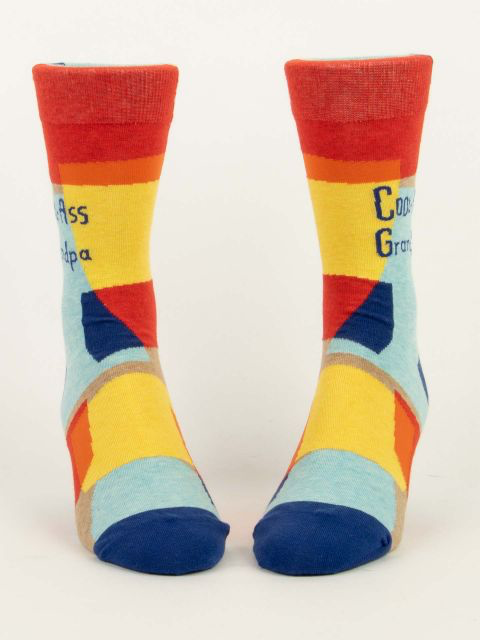 Cool-A$$ Grandpa M-Crew Socks