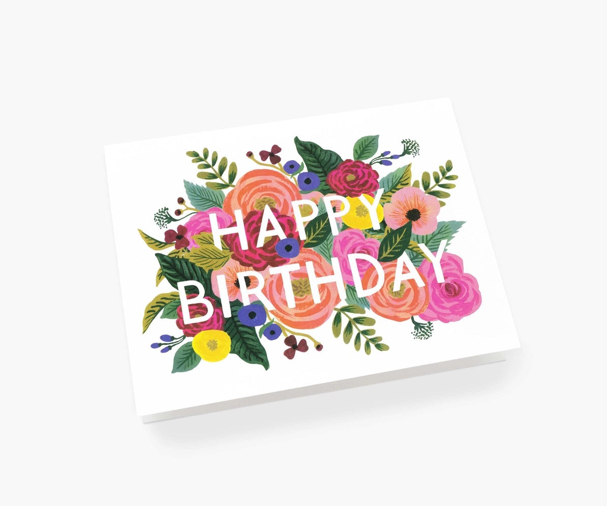Juliet Rose Birthday Card