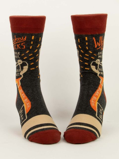 Whiskey M-Crew Socks