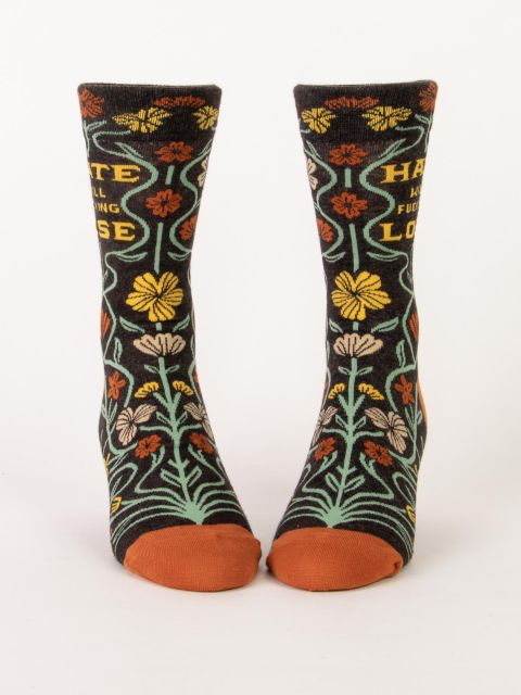 Hate Will F*cking Lose M-Crew Socks