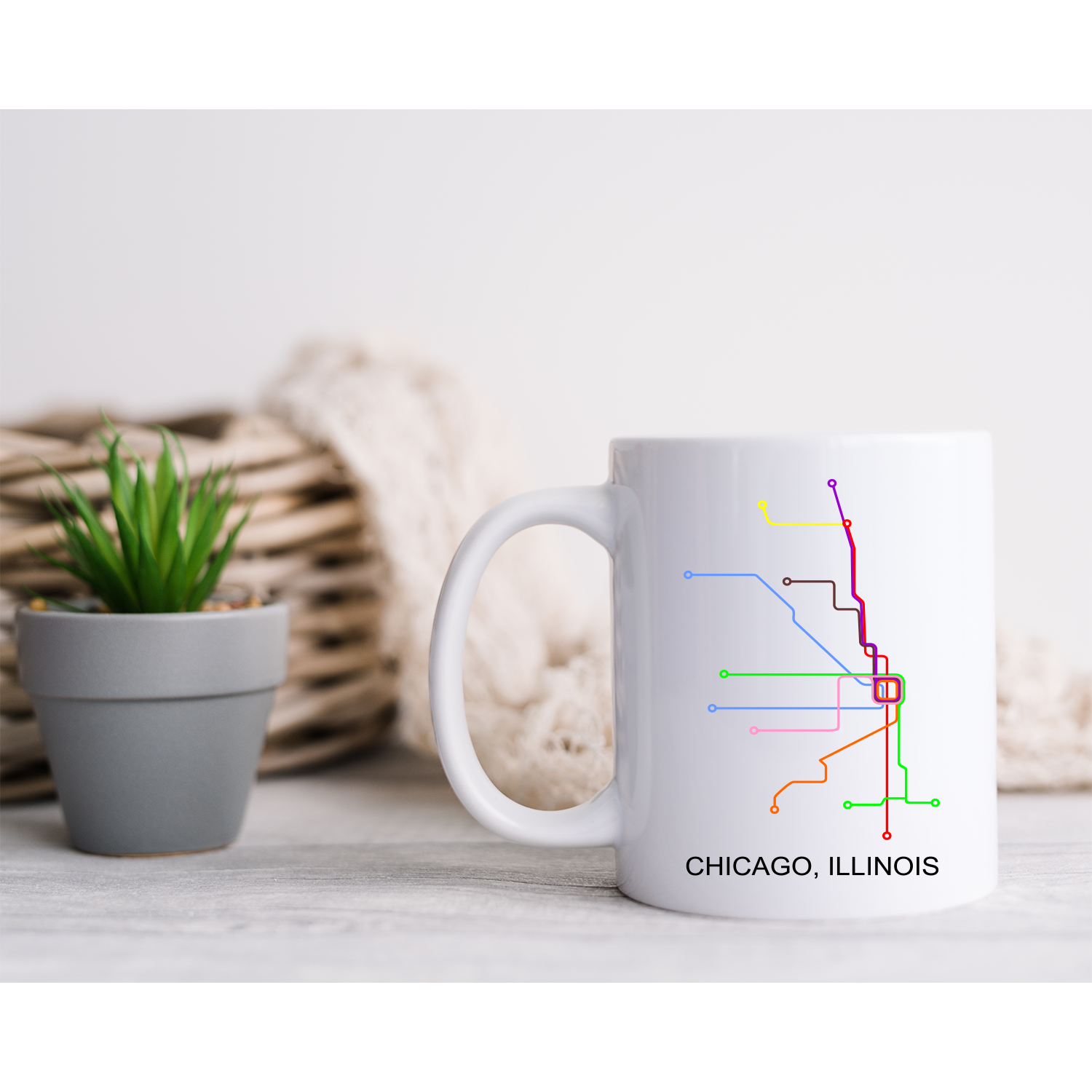 Chicago "L" Mug