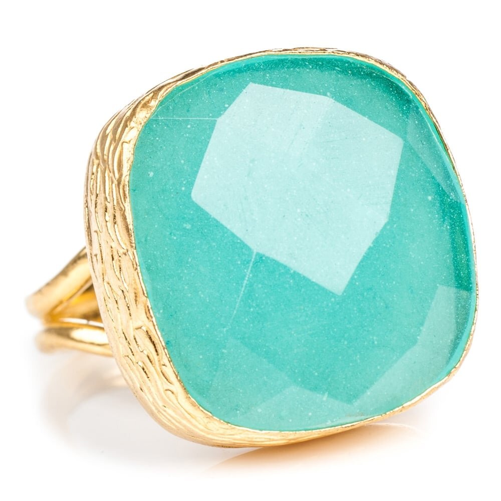 Large Square Cocktail Ring - One Strange Bird