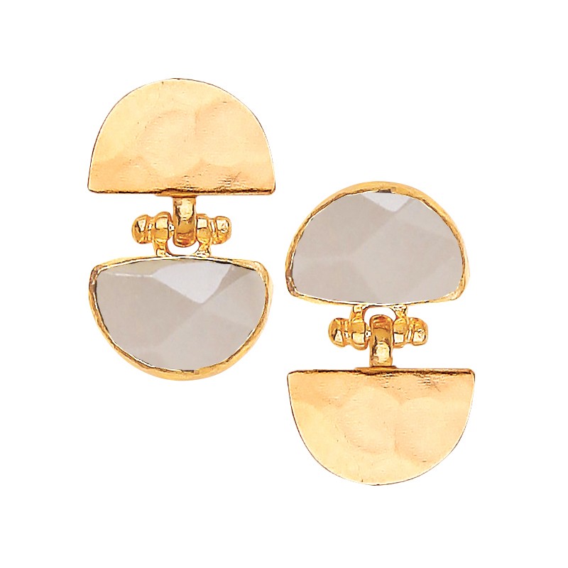 Reverse Half Circle Earrings