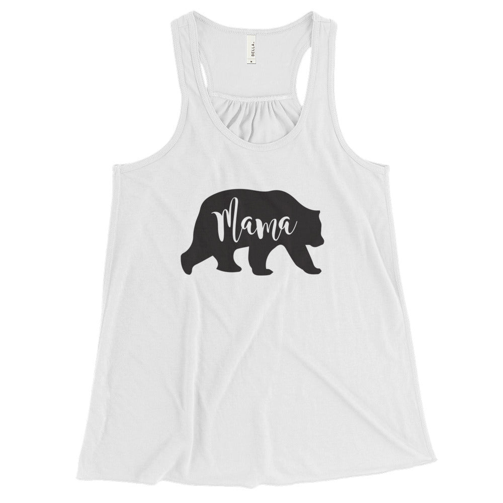 Mama Bear Women's Flowy Racerback Tank - One Strange Bird