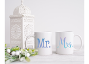 Mr. Mrs. Wedding/Engagement Mug